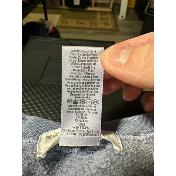 Urban Outfitters Project Social T Crew Sweatshirt Good Night Graphic Small / Med - Picture 4 of 10